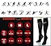 Graduated Compression Socks for Men Women- For Running, Maternity Pregnancy, Swollen Legs, Feet, DVT, Air Flight, Diabetic, Arthritis, Athletic Pain, Calf Shin Splints, Plantar Fasciitis, Leg Support