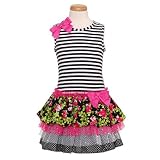 Bonnie Jean Fuchsia Navy Floral Tier Tank Spring Girls Dress 2T 6X 51gvu3sY4cL. SL160 Bonnie Jean Fuchsia Navy Floral Tier Tank Spring Girls Dress 2T 6X