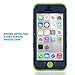ULAK iPhone 5C Case, iPhone 5C Kids Case, Heavy Duty Shockproof Soft Silicone Rubber Hard Plastic Hybrid Protection Kidproof High Impact Case Cover for Apple iPhone 5C-Navy Blue/Lime Green
