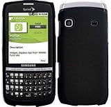 Black Rubberized Hard Case Cover Protector for Samsung Replenish M580