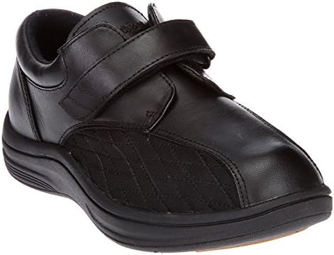 InStride Vanessa Women's Comfort Therapeutic Extra Depth Casual Shoe: Black 7.5 Medium (B) Velcro