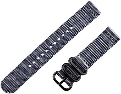 Clockwork Synergy® - 2 Piece Heavy NATO PVD Black Nylon Band