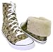 Coach Bonney Signature High Top Logo Sneakers in Khaki 8M