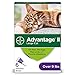 Advantage II Large Cat Vet-Recommended Flea Treatment & Prevention | Cats Over 9 lbs. | 6-Month Supply