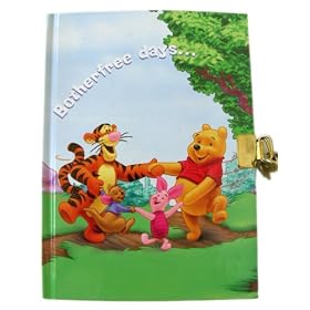 Disney Winnie The Pooh Diary - Time For a Story agenda with lock