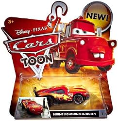 Disney Cars Toon Burnt Lighteing Mcqueen