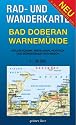 Bad Doberan - Warnem&uuml;nde. Heiligendamm, Nienhagen, Rostock, B&ouml;rgerende-Rethwisch. Rad- und Wanderkarte