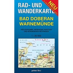 Bad Doberan - Warnem�nde. Heiligendamm, Nienhagen, Rostock, B�rgerende-Rethwisch. Rad- und Wanderkarte