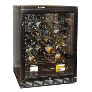 Vinotemp VT-58 Black/Front Venting Metal Wine Cooler with Black Matte Finish and Front Venting Vinotemp VT-58 Black/Front Venting Metal Wine Cooler with Black Matte Finish and Front Venting