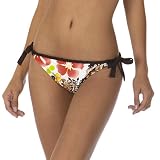 Mossimo Black: Jungle Print Side-Tie Swim Bottoms - Multicolor
