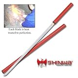 Shinwa Zatoichi Damascus Sword Red