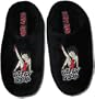 Betty Boop "Leg Kick" Women's Black Terrycloth Slippers