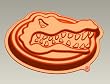 Florida Gator Silicone Cake Pan & Stand