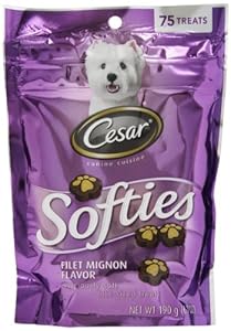 Cesar Softies Filet Mignon Flavor Dog Treat, 6.7 oz (Pack of 8)