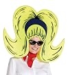 Bouffant Yellow Foam Wig - Adult Std.