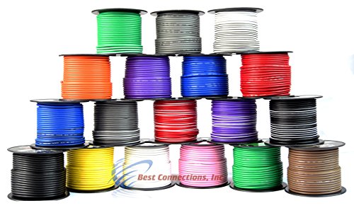 6 Rolls Audiopipe 14 gauge AWG 100 Feet Car Audio Power Primary Remote Wire
