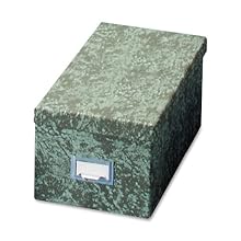 Globe-Weis Index Card Storage Box, 3x5 Inches, Green, (93 GRE)