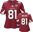 Anquan Boldin Red Reebok Super Bowl XLIII Replica Arizona Cardinals Women's Jersey