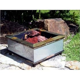 FireScapes Steel Innovations Outdoor Fire Pit Fireplace - Propane Gas by FireScapes