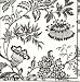Florence White Black Beverage Napkins