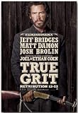 True Grit Poster - Jb Teaser Flyer - 11 X 17 Josh Brolin 2010 Movie Coen Brothers