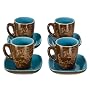 Café 8-pc. Espresso Set - Blue