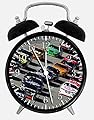 Nascar Alarm Desk Clock 3.75" Room Decor W127 will Be a Nice Gift