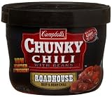 Campbell's Chunky Roadhouse Beef & Bean Chili, 15.25 oz Microwavable Containers, 8 ct (Quantity of 2)