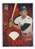 2001 Topps King of Kings Game Used Jersey #KKR1 Hank Aaron Atlanta Braves