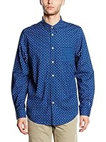 Ben Sherman Camisa Hombre (Azul)