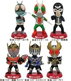 仮面ライダートイフル　首ふりマスコット　Ｖｏｌ．１　ノーマル全６種セットイメージ