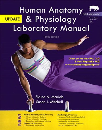 Human Anatomy and Physiology Laboratory Manual Fetal Pig Version Book Image