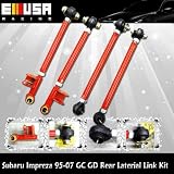 1995-2007 4PCS Subaru Impreza GC GD Rear Laterial Link Kit red