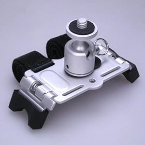 【クリックで詳細表示】【カメラマウント】デジカメ用コンパクト アクションマウント (ボール雲台付) PS-13B シルバー