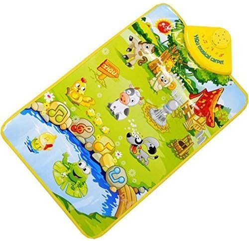 Mokingtop(TM) Fashion New Kids Baby Farm Animal Musical Music Touch Play Singing Gym Carpet Mat Toy Gift by smrroy by Smrroy