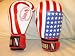 Boxing Gloves Leather / USA Print-6oz-LOW UK SHIPPING