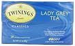 Twinings Lady Grey Tea, Tea Bags, 20-Count Boxes 1.41 ozs., (Pack of 6)