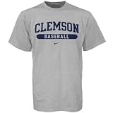 Nike Clemson Tigers Ash Baseball T-shirt