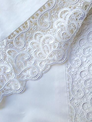 Lace Trimmed King Sheet Set with Duvet Cover