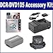 Sony DCR-DVD105 Camcorder Accessory Kit includes: 3DMR30R1H Tape/ Media, ST80 Case, SDNPFP50 Battery, SDM-109 Charger