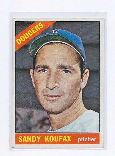 Sandy Koufax 1966 Topps Baseball Card - MLB Cards