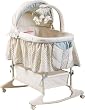 Delta Clayton Rocking Bassinet, Beige/Light blue