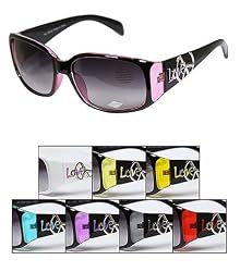 Girls Fun Love Decorative Sunglasses High Fashion