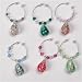 Czech Lampwork Drop Bead Wine Charms