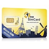Onesimcard ONESIM10M International Micro SIM Card for 200 Countries with $1 ....