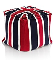Union Jack 3D AppliquÃƒÂ© Beanbag