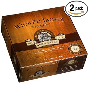 Wicked Jacks Tavern Jamaican Rum Cake Chocolate 20 Ounce Boxes Pack of 2 by Wicked Jack's Tavern