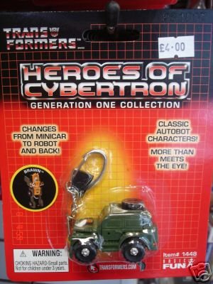 Childrens Toyshop  Toys : Transformers Generation 1 Reissue Keychain Brawn