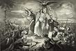 Allegorical Print of Lincoln at the 'Outbreak of the Rebellion' - Kimmel & Forster Lithograph, ca. 1865 - Spectacular 16"x20" Photographic Print by Carol M. Highsmith