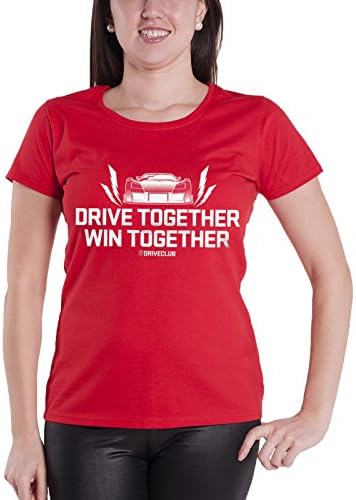 Driveclub T Shirt Drive Together new Official Womens Junior Fit Red